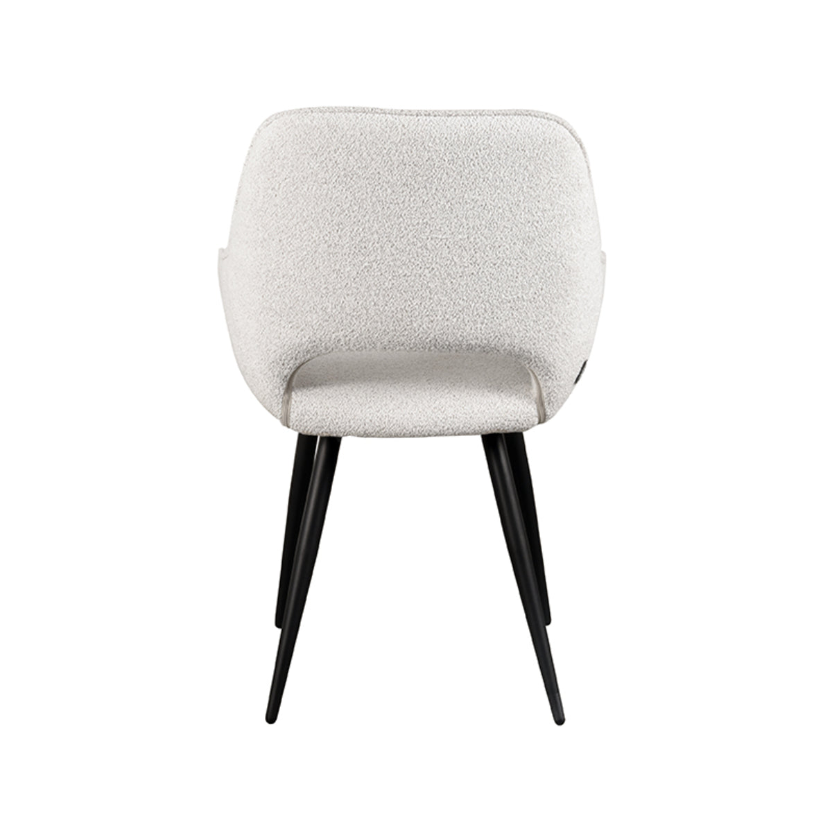 LABEL51 Eetkamerstoel Fer - Wit - Boucle van LABEL51 – Luxe comfort op maat van PureWonen. Vraag naar de beste prijs.