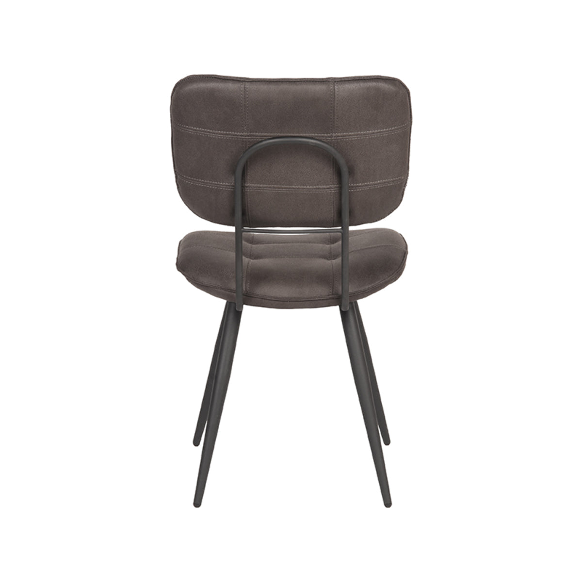 LABEL51 Eetkamerstoel Gus - Antraciet - Microfiber van LABEL51 – Luxe comfort op maat van PureWonen. Vraag naar de beste prijs.