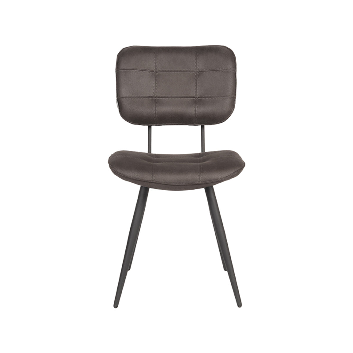 LABEL51 Eetkamerstoel Gus - Antraciet - Microfiber van LABEL51 – Luxe comfort op maat van PureWonen. Vraag naar de beste prijs.