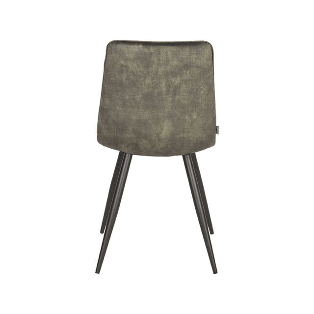 LABEL51 Eetkamerstoel Jelt - Hunter - Velours van LABEL51 - laagste prijs offerte van PureWonen