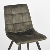 LABEL51 Eetkamerstoel Jelt - Hunter - Velours van LABEL51 - laagste prijs offerte van PureWonen