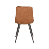 LABEL51 Eetkamerstoel Jelt - Oker - Velours van LABEL51 - laagste prijs offerte van PureWonen