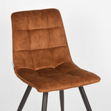 LABEL51 Eetkamerstoel Jelt - Oker - Velours van LABEL51 - laagste prijs offerte van PureWonen