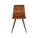 LABEL51 Eetkamerstoel Jelt - Oker - Velours van LABEL51 - laagste prijs offerte van PureWonen