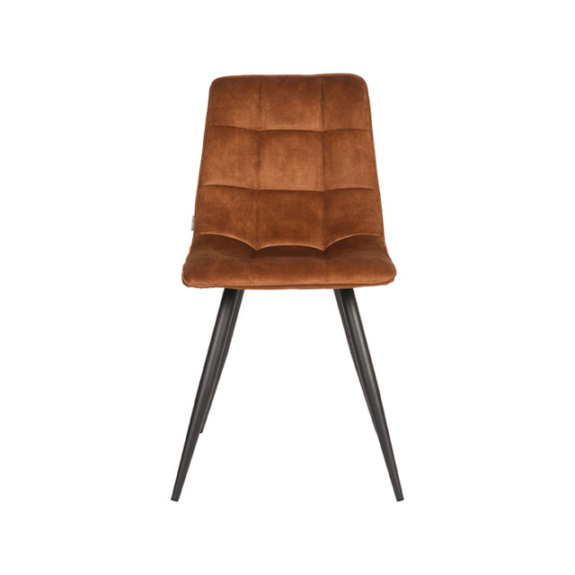 LABEL51 Eetkamerstoel Jelt - Oker - Velours van LABEL51 - laagste prijs offerte van PureWonen