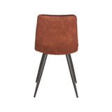 LABEL51 Eetkamerstoel Jelt - Rust - Velours van LABEL51 – Luxe comfort op maat van PureWonen. Vraag naar de beste prijs.