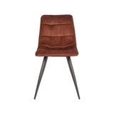 LABEL51 Eetkamerstoel Jelt - Rust - Velours van LABEL51 – Luxe comfort op maat van PureWonen. Vraag naar de beste prijs.