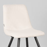 LABEL51 Eetkamerstoel Jep - Ivory - Teddy van LABEL51 – Luxe comfort op maat van PureWonen. Vraag naar de beste prijs.