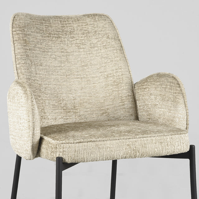 LABEL51 Eetkamerstoel Joni - Beige - Elegance van LABEL51 - laagste prijs offerte van PureWonen