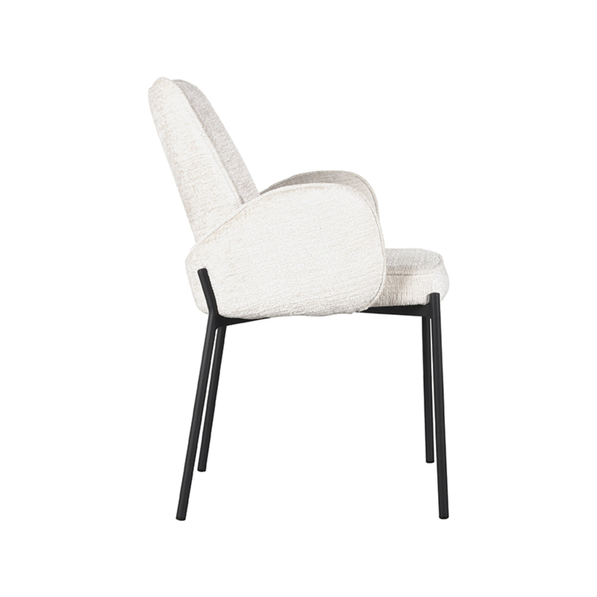 LABEL51 Eetkamerstoel Joni - Crème - Elegance van LABEL51 – Luxe comfort op maat van PureWonen. Vraag naar de beste prijs.