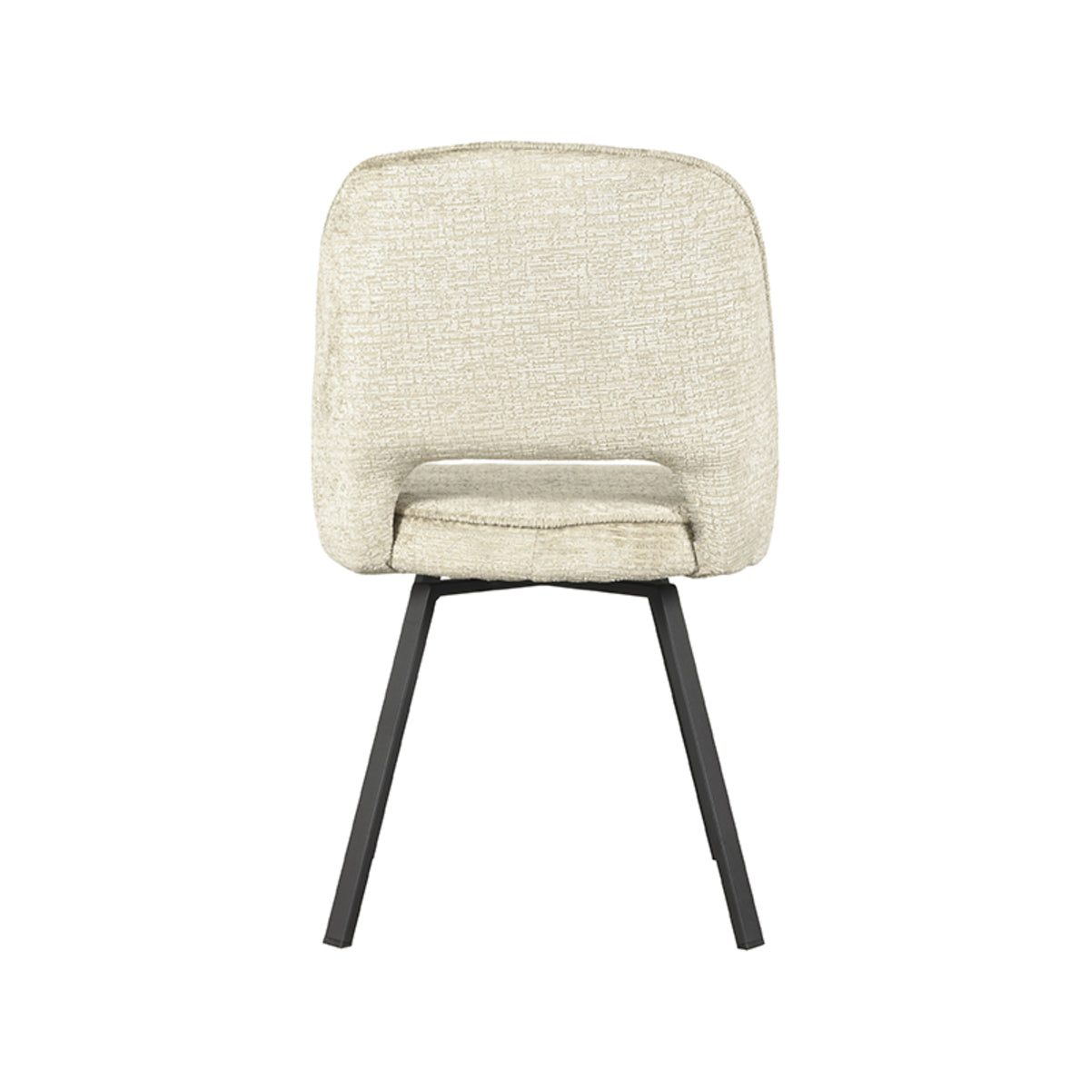 LABEL51 Eetkamerstoel Lewis - Beige - Fluweel van LABEL51 – Luxe comfort op maat van PureWonen. Vraag naar de beste prijs.
