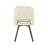 LABEL51 Eetkamerstoel Lewis - Beige - Fluweel van LABEL51 – Luxe comfort op maat van PureWonen. Vraag naar de beste prijs.