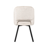 LABEL51 Eetkamerstoel Lewis - Crème - Fluweel van LABEL51 – Luxe comfort op maat van PureWonen. Vraag naar de beste prijs.