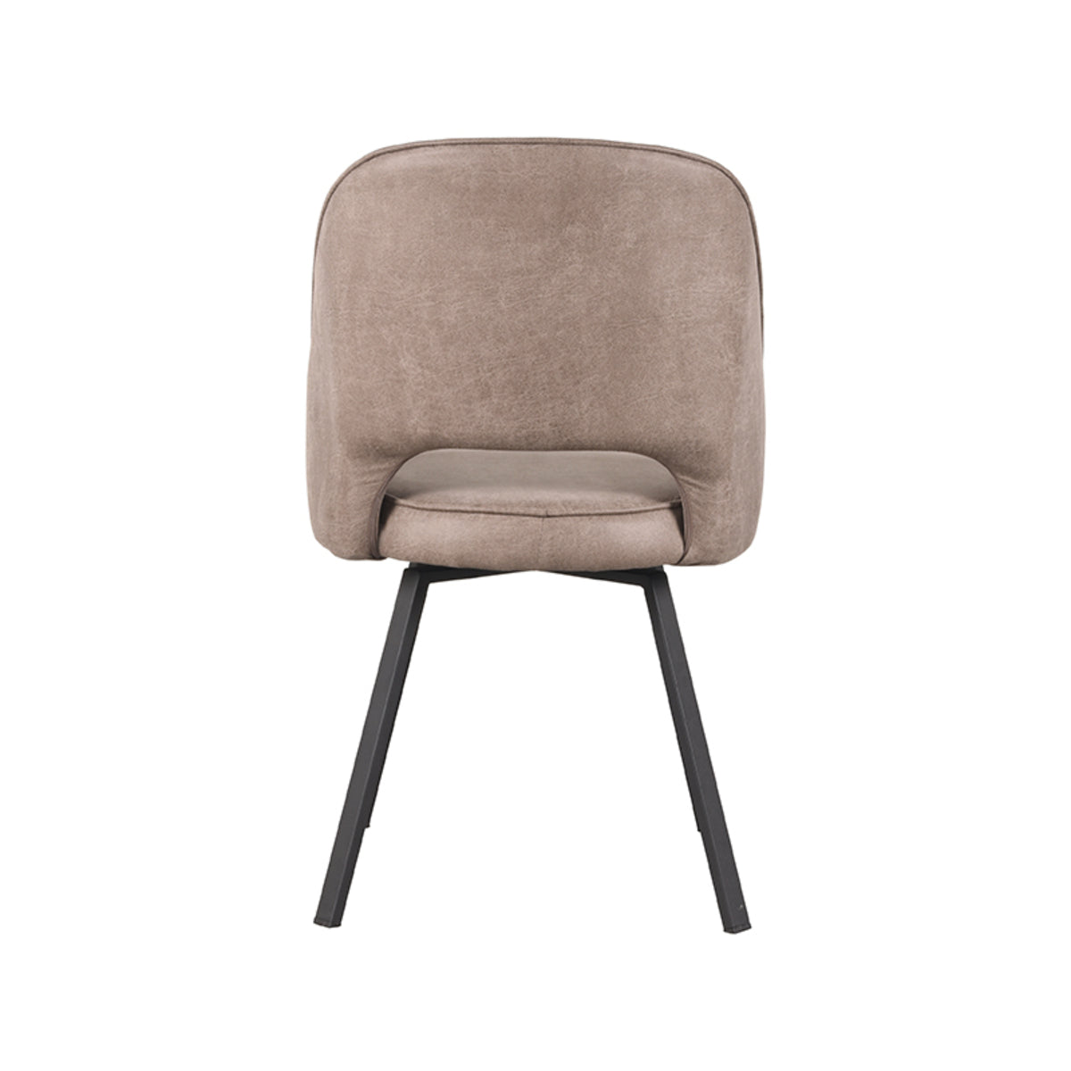 LABEL51 Eetkamerstoel Lewis - Taupe - Microfiber van LABEL51 - laagste prijs offerte van PureWonen