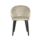 LABEL51 Eetkamerstoel Logan - Beige - Fluweel van LABEL51 - laagste prijs offerte van PureWonen