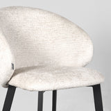 LABEL51 Eetkamerstoel Logan - Crème - Fluweel van LABEL51 – Luxe comfort op maat van PureWonen. Vraag naar de beste prijs.