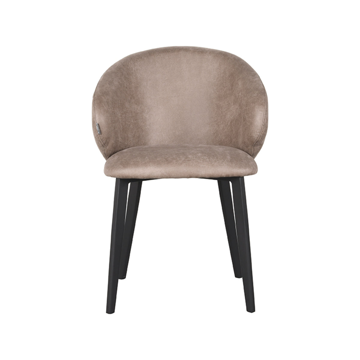 LABEL51 Eetkamerstoel Logan - Taupe - Microfiber van LABEL51 – Luxe comfort op maat van PureWonen. Vraag naar de beste prijs.