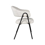 LABEL51 Eetkamerstoel Lowen - Wit - Boucle van LABEL51 – Luxe comfort op maat van PureWonen. Vraag naar de beste prijs.