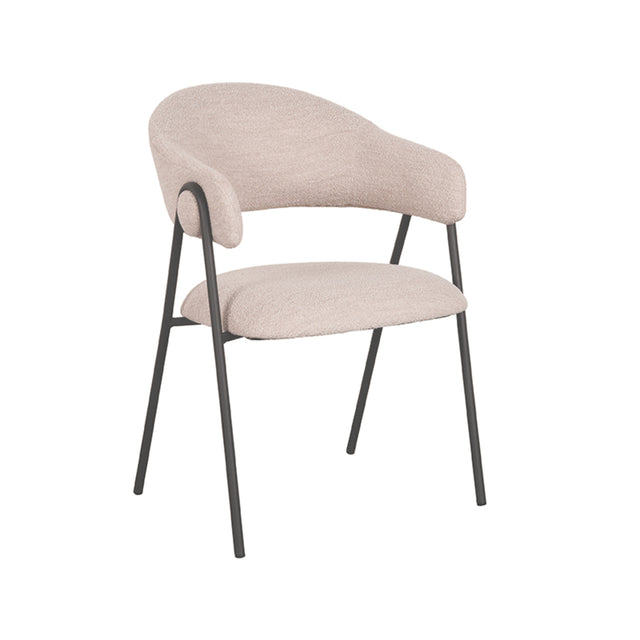 LABEL51 Eetkamerstoel Lowen - Naturel - Boucle van LABEL51 - laagste prijs offerte van PureWonen