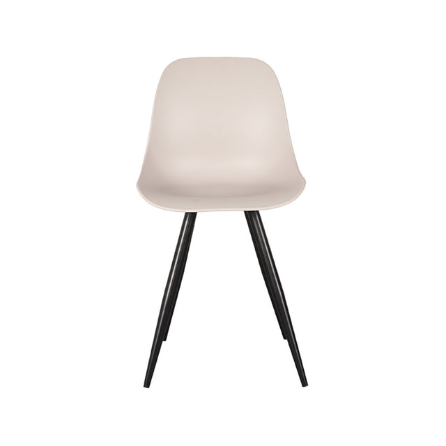 LABEL51 Eetkamerstoel Monza - Zand - Kunststof van LABEL51 – Luxe comfort op maat van PureWonen. Vraag naar de beste prijs.