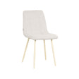 LABEL51 Eetkamerstoel Nino - Wit - Boucle van LABEL51 - laagste prijs offerte van PureWonen