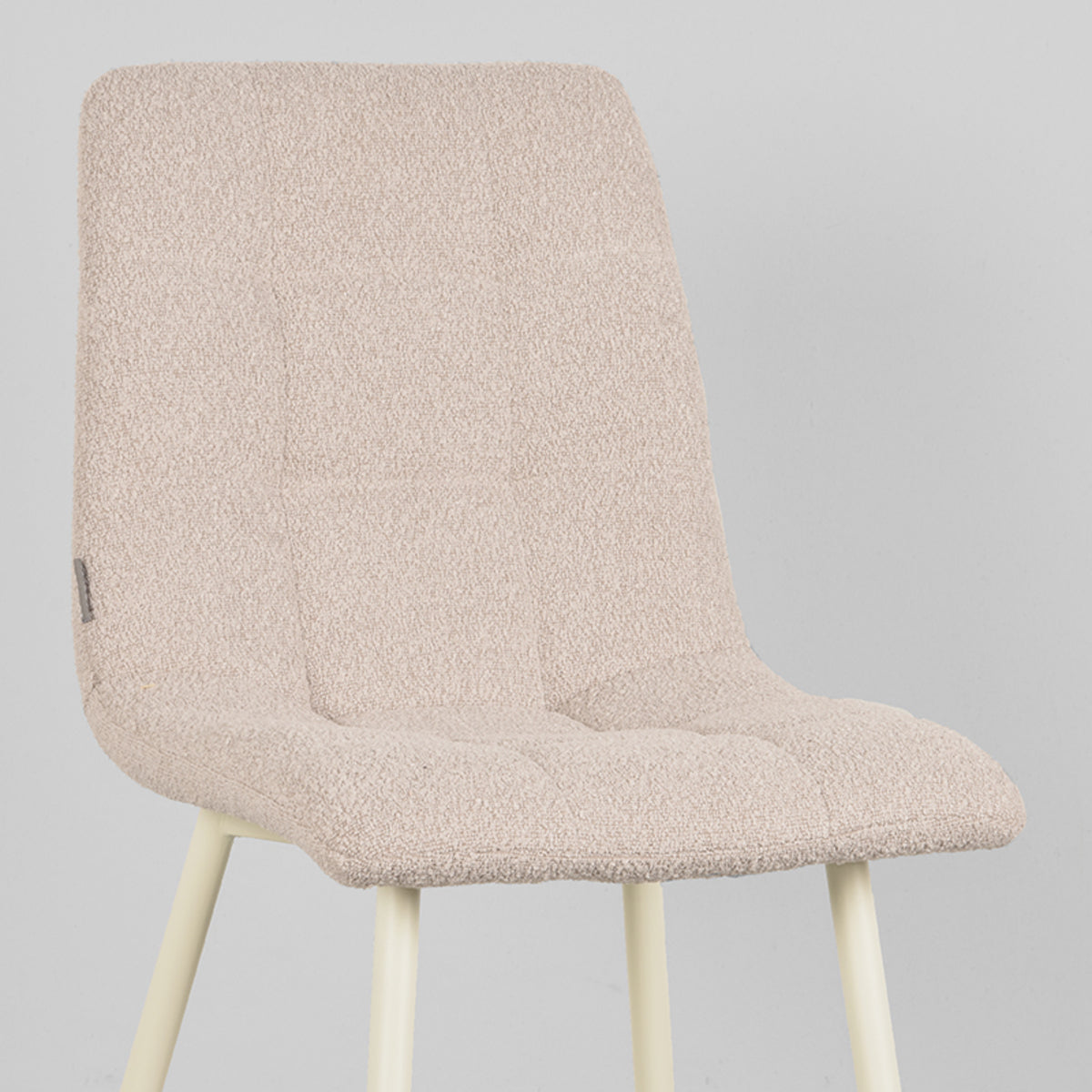 LABEL51 Eetkamerstoel Nino - Naturel - Boucle van LABEL51 - laagste prijs offerte van PureWonen