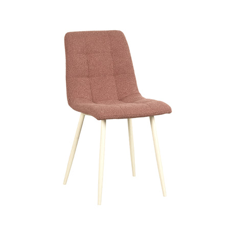 LABEL51 Eetkamerstoel Nino - Terra - Boucle van LABEL51 – Luxe comfort op maat van PureWonen. Vraag naar de beste prijs.