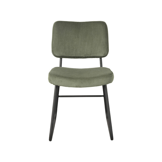 LABEL51 Eetkamerstoel Noah - Forest - Ribcord van LABEL51 – Luxe comfort op maat van PureWonen. Vraag naar de beste prijs.