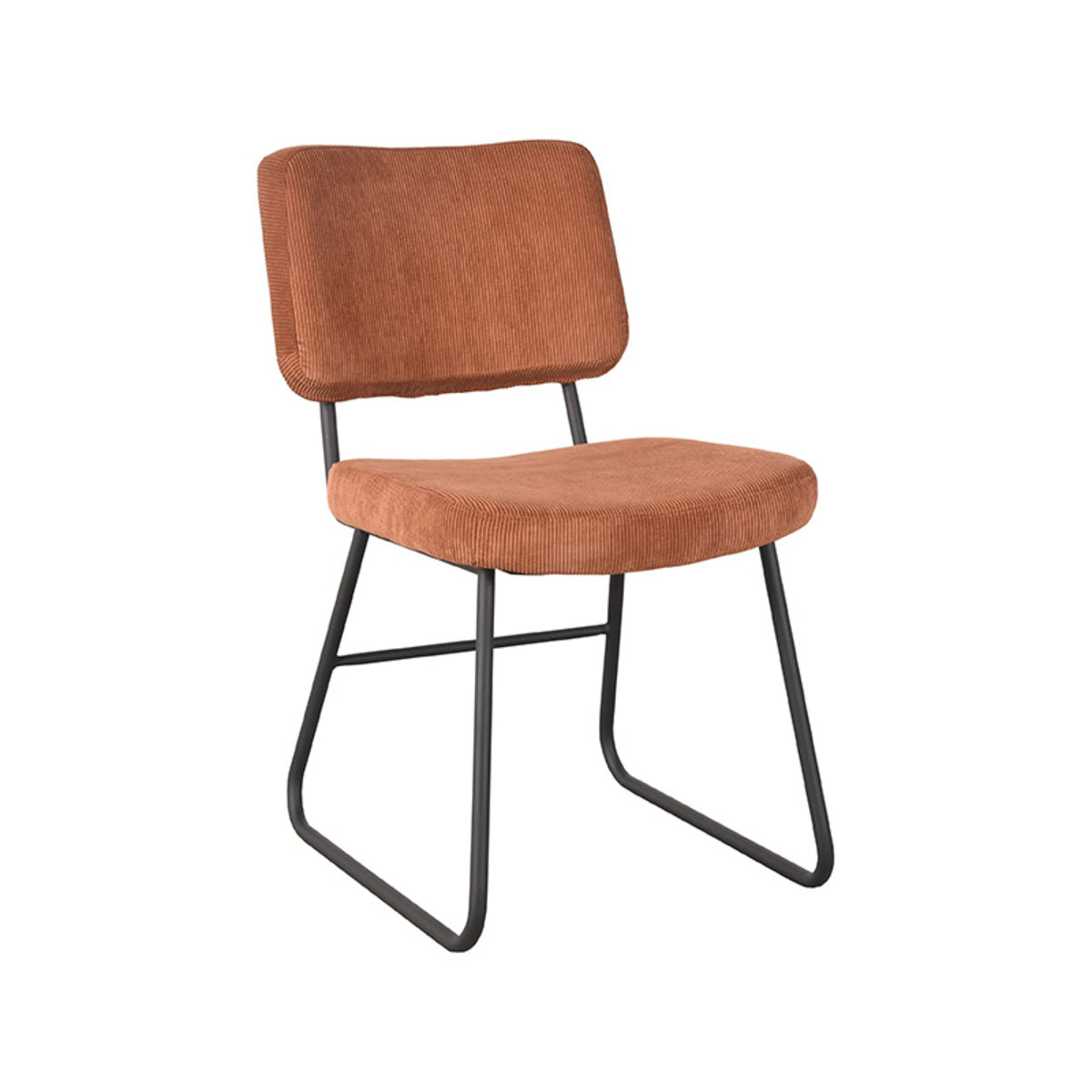 LABEL51 Eetkamerstoel Noah - Rust - Ribcord van LABEL51 – Luxe comfort op maat van PureWonen. Vraag naar de beste prijs.
