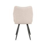 LABEL51 Eetkamerstoel Noud - Naturel - Boucle van LABEL51 – Luxe comfort op maat van PureWonen. Vraag naar de beste prijs.