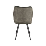 LABEL51 Eetkamerstoel Noud - Hunter - Velours van LABEL51 – Luxe comfort op maat van PureWonen. Vraag naar de beste prijs.