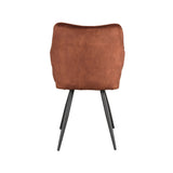 LABEL51 Eetkamerstoel Noud - Rust - Velours van LABEL51 – Luxe comfort op maat van PureWonen. Vraag naar de beste prijs.