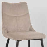 LABEL51 Eetkamerstoel Riv - Clay - Synthetisch van LABEL51 – Luxe comfort op maat van PureWonen. Vraag naar de beste prijs.
