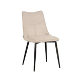 LABEL51 Eetkamerstoel Riv - Naturel - Synthetisch van LABEL51 – Luxe comfort op maat van PureWonen. Vraag naar de beste prijs.