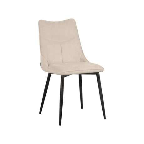 LABEL51 Eetkamerstoel Riv - Naturel - Synthetisch van LABEL51 – Luxe comfort op maat van PureWonen. Vraag naar de beste prijs.