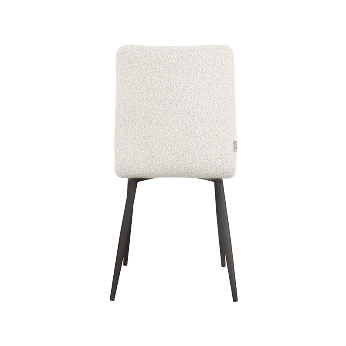 LABEL51 Eetkamerstoel Sam - Wit - Boucle van LABEL51 – Luxe comfort op maat van PureWonen. Vraag naar de beste prijs.
