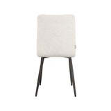 LABEL51 Eetkamerstoel Sam - Wit - Boucle van LABEL51 – Luxe comfort op maat van PureWonen. Vraag naar de beste prijs.
