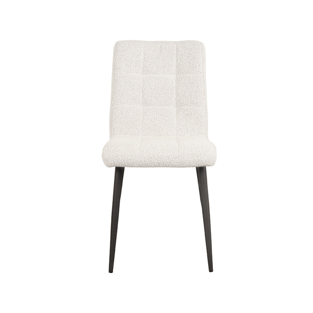 LABEL51 Eetkamerstoel Sam - Wit - Boucle van LABEL51 – Luxe comfort op maat van PureWonen. Vraag naar de beste prijs.