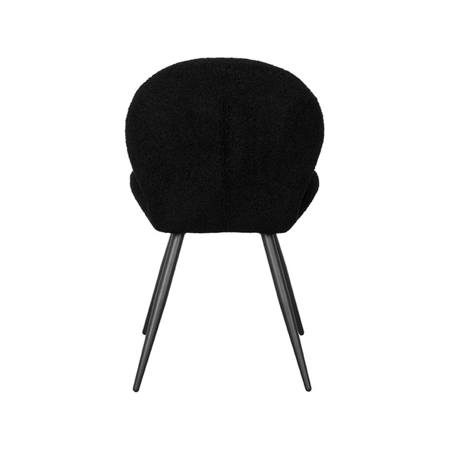 LABEL51 Eetkamerstoel Sky - Zwart - Teddy van LABEL51 - laagste prijs offerte van PureWonen