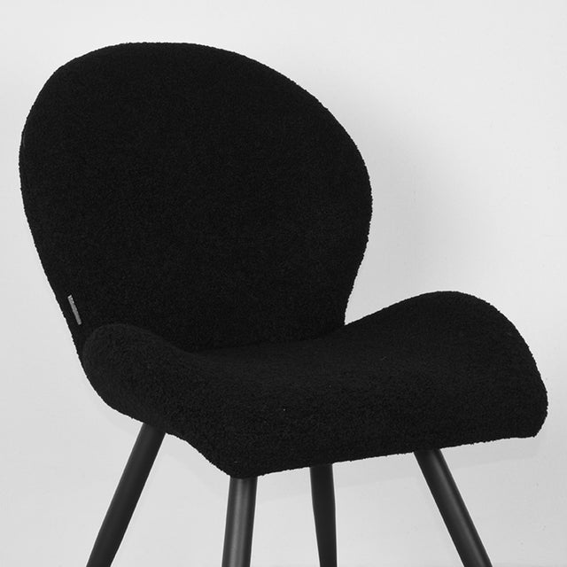 LABEL51 Eetkamerstoel Sky - Zwart - Teddy van LABEL51 - laagste prijs offerte van PureWonen