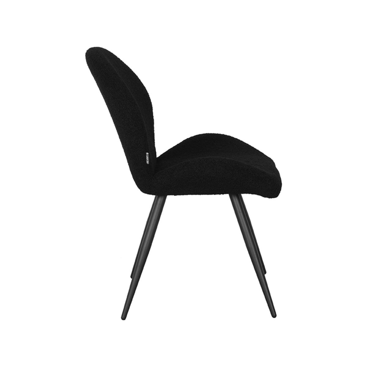 LABEL51 Eetkamerstoel Sky - Zwart - Teddy van LABEL51 - laagste prijs offerte van PureWonen