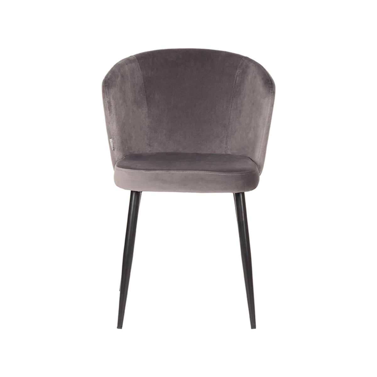 LABEL51 Eetkamerstoel Wave - Grijs - Fluweel van LABEL51 – Luxe comfort op maat van PureWonen. Vraag naar de beste prijs.