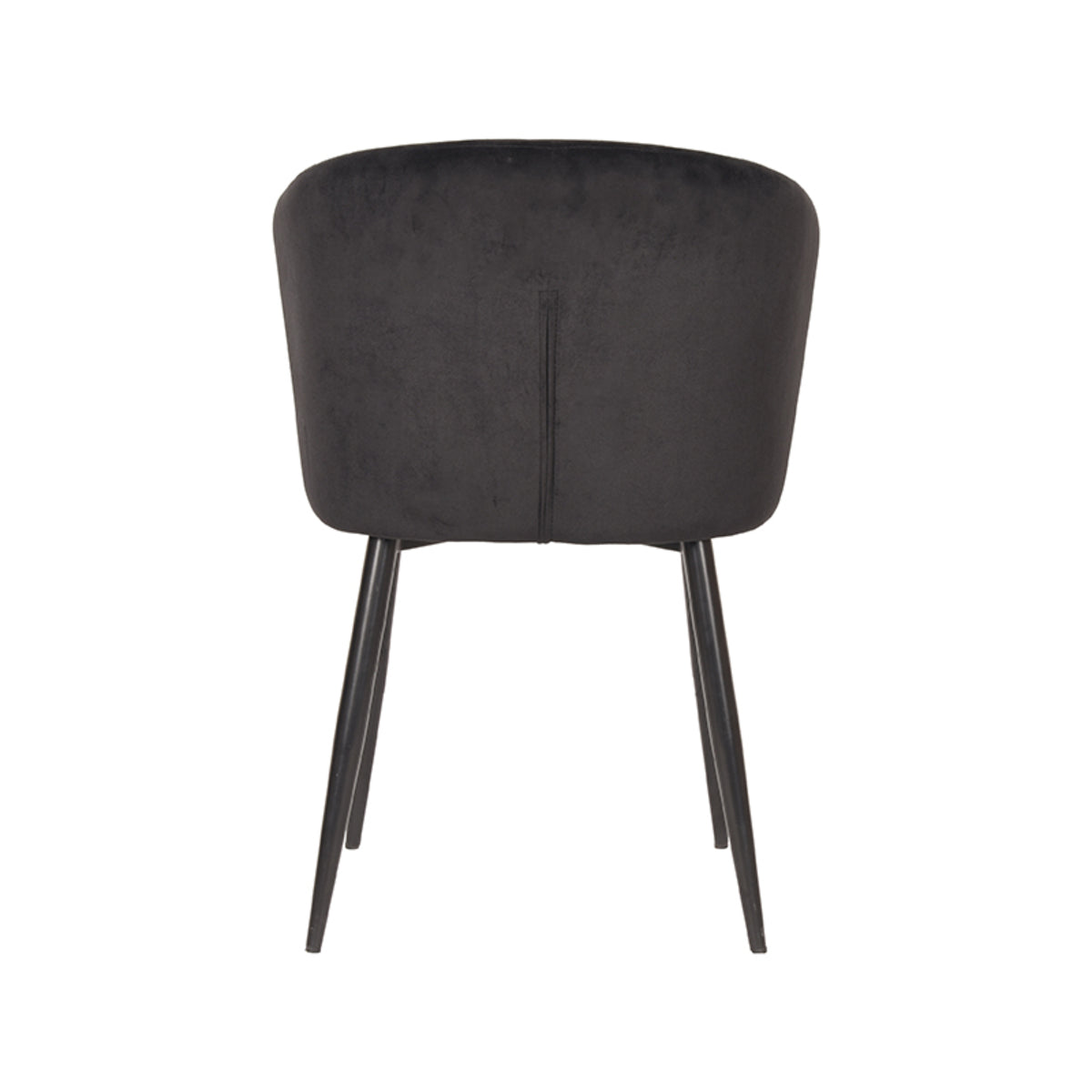LABEL51 Eetkamerstoel Wave - Zwart - Fluweel van LABEL51 – Luxe comfort op maat van PureWonen. Vraag naar de beste prijs.
