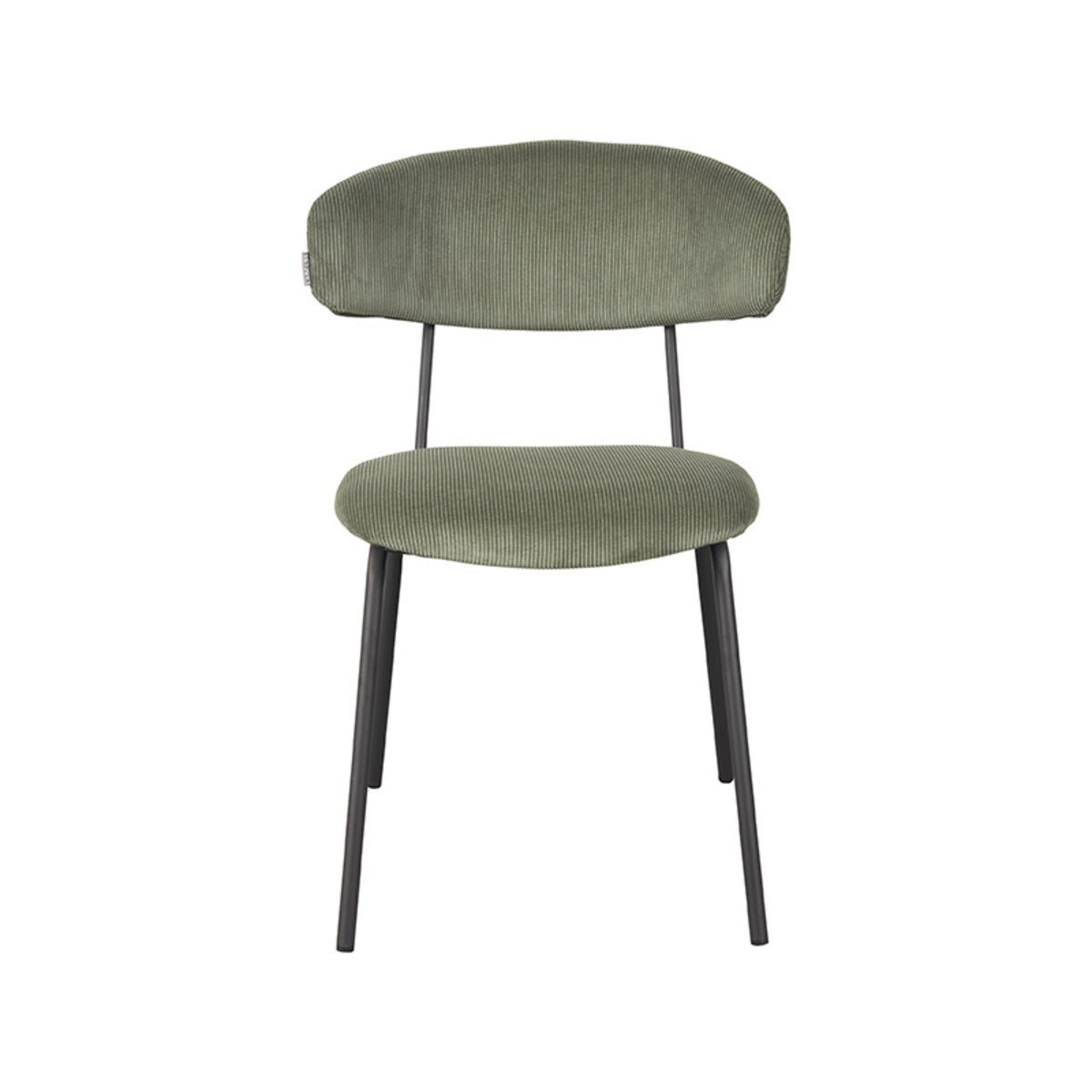 LABEL51 Eetkamerstoel Zack - Forest - Ribcord van LABEL51 – Luxe comfort op maat van PureWonen. Vraag naar de beste prijs.