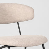 LABEL51 Eetkamerstoel Zack - Naturel - Boucle van LABEL51 - laagste prijs offerte van PureWonen