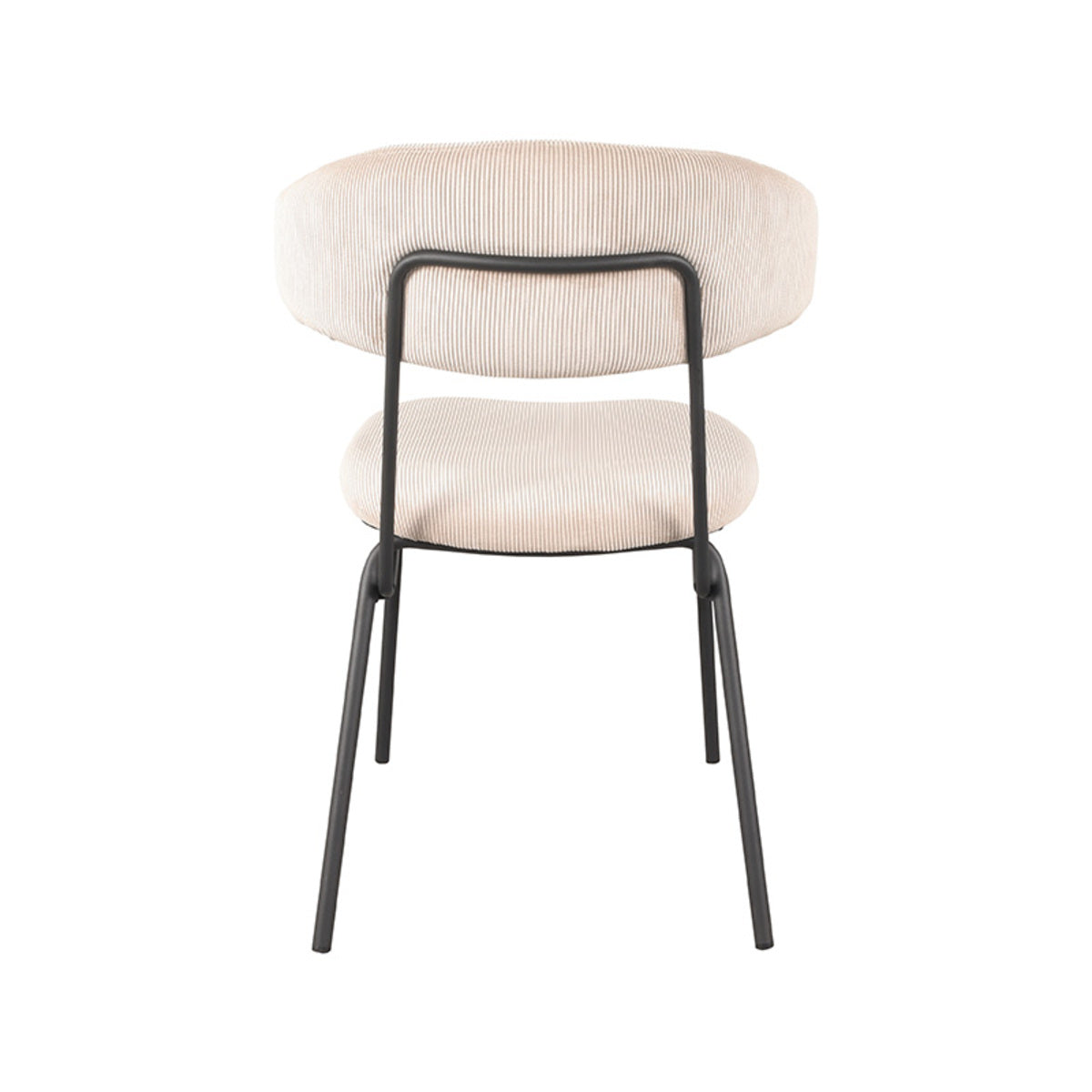 LABEL51 Eetkamerstoel Zack - Naturel - Ribcord van LABEL51 - laagste prijs offerte van PureWonen