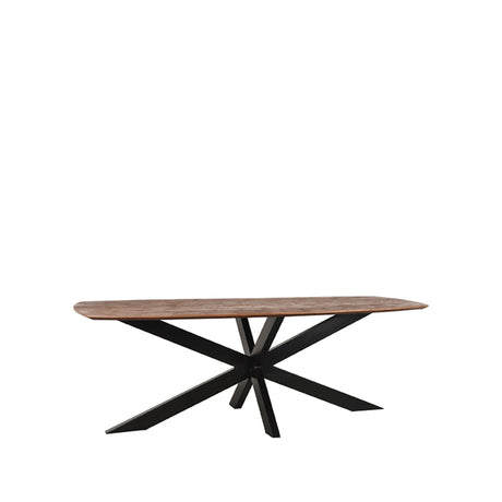 LABEL51 Eetkamertafel Zane - Espresso - Mangohout - 190x100 cm van LABEL51 – Luxe comfort op maat van PureWonen. Vraag naar de beste prijs.