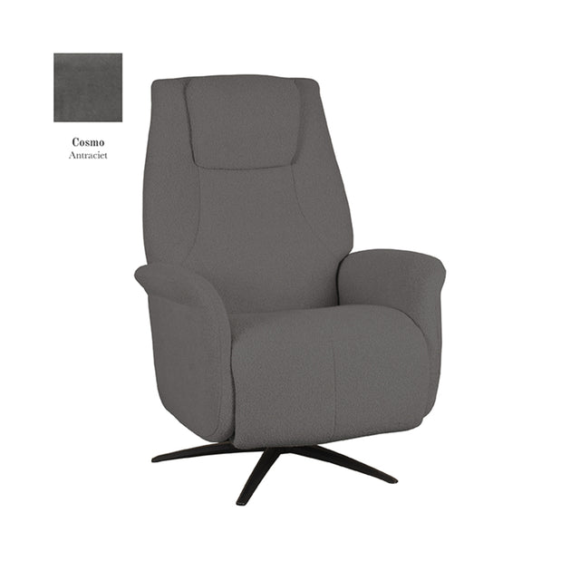 LABEL51 Fauteuil Stockholm - Antraciet - Cosmo van LABEL51 – Luxe comfort op maat van PureWonen. Vraag naar de beste prijs.