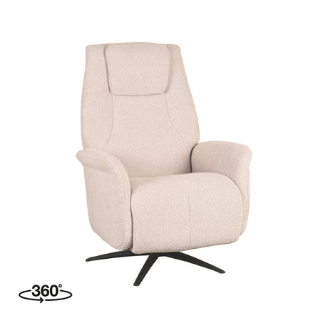 LABEL51 Fauteuil Stockholm - Naturel - Boucle van LABEL51 – Luxe comfort op maat van PureWonen. Vraag naar de beste prijs.