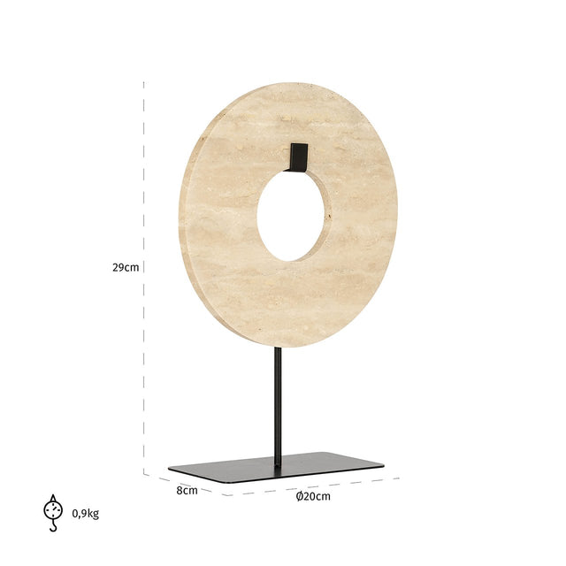 Decoratieve standaard Manou klein (Beige) van Richmond Interiors – Luxe comfort op maat van PureWonen. Vraag naar de beste prijs.